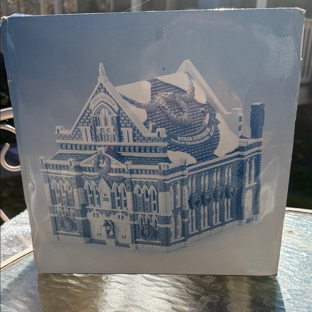 Dept 56 Snow Village Ryman Auditorium